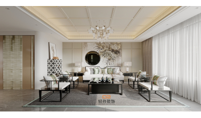 首發 - 泰安觀山悅122平新中式風格，主案設計師王曉【輕舟出品】